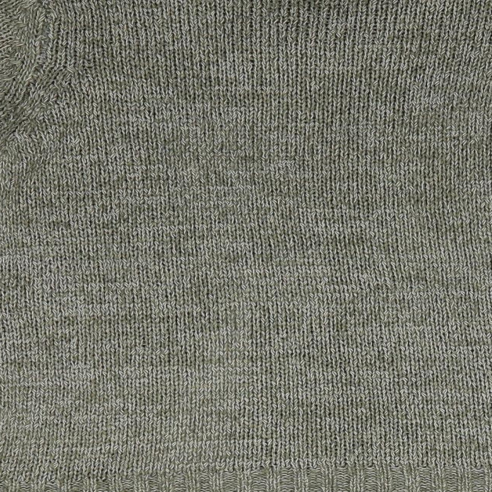 BM Womens Green V-Neck  Acrylic Cardigan Jumper Size S   - Oliver Green Flecked