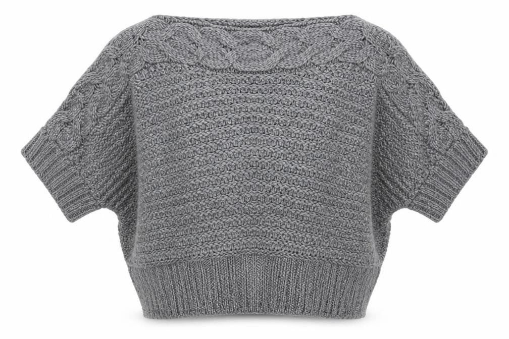 M&S Mens Grey Round Neck  Acrylic Pullover Jumper Size L