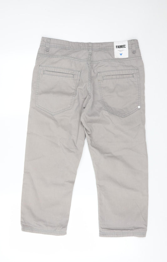 Fabric Mens Grey  Cotton  Jeans Size 30 L21 in Regular