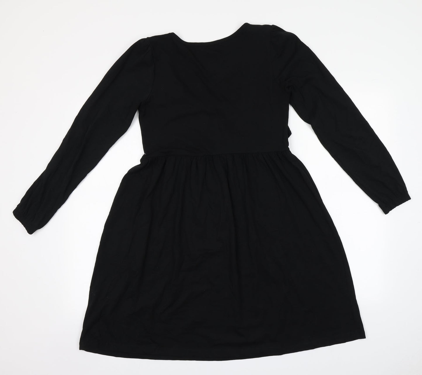 Boohoo Womens Black   A-Line  Size 10  Round Neck