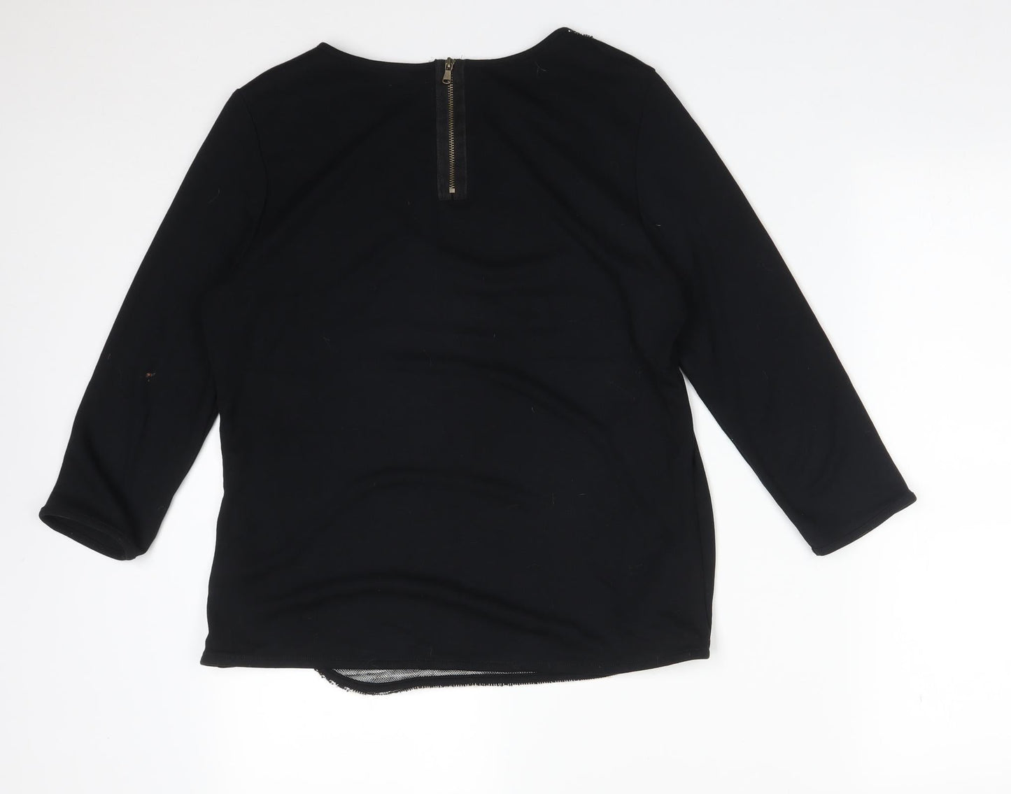M&S Womens Multicoloured  Viscose Basic T-Shirt Size 10 Round Neck