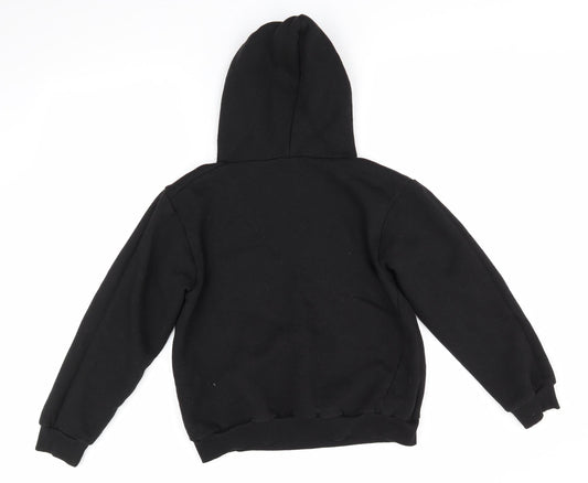 A2Z for Kids Boys Black  Polyester Pullover Hoodie Size 13 Years   - # Selfie