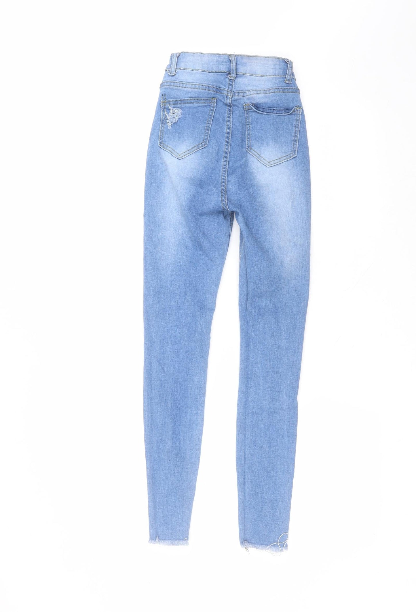 Denim Wise Womens Blue  Cotton Skinny Jeans Size 6 L24 in Regular