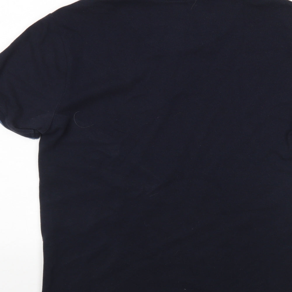 Easy Mens Blue    Polo Size M Collared