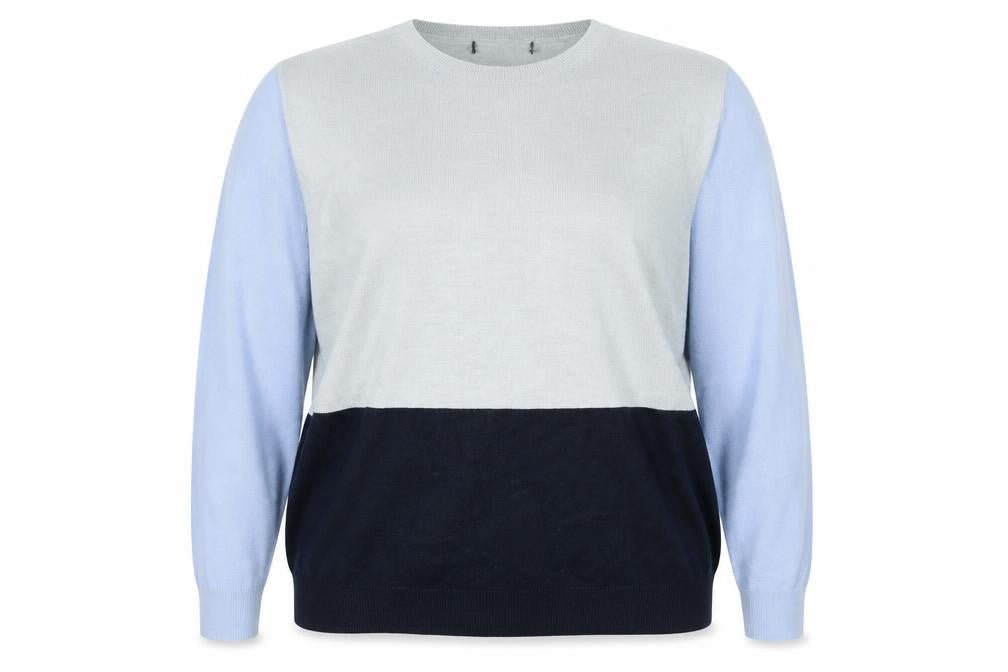Marks and Spencer Womens Grey Round Neck  Acrylic Pullover Jumper Size 20