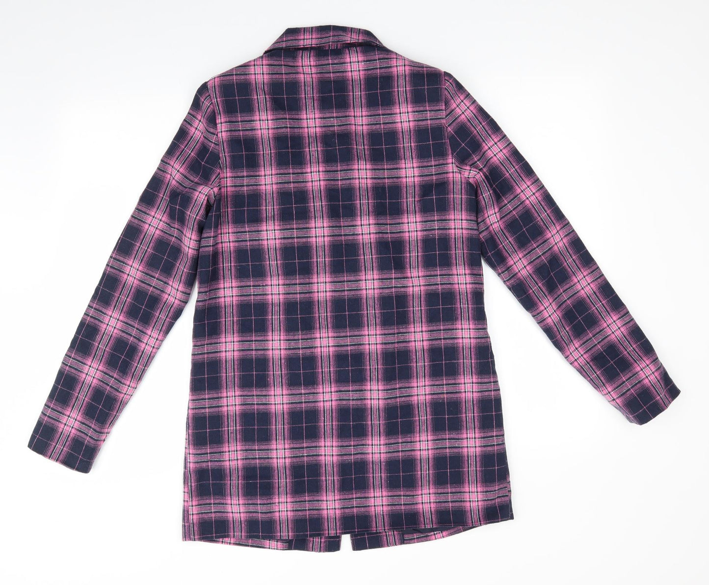 Heartbreak Womens Blue Check  Jacket  Size 8   - Navy & Pink