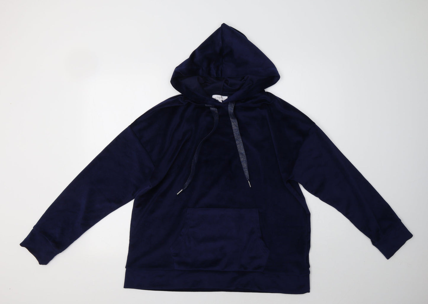 La marquise Womens Blue  Polyester Pullover Hoodie Size M