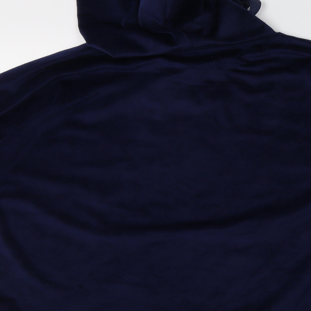 La marquise Womens Blue  Polyester Pullover Hoodie Size M