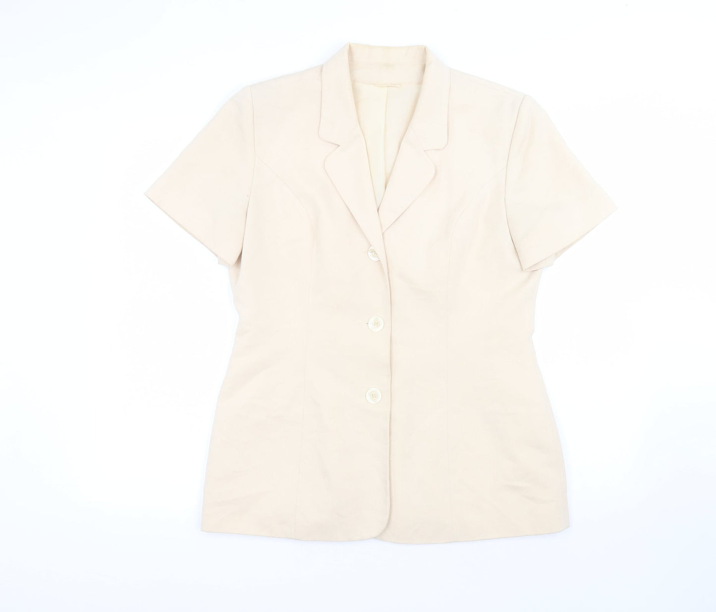 Dorothy Perkins Womens Beige   Jacket  Size 14