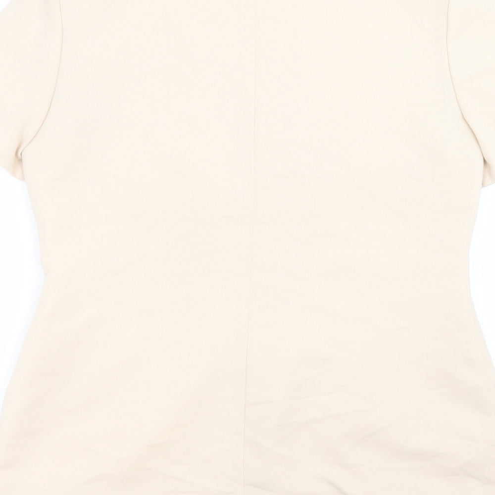 Dorothy Perkins Womens Beige   Jacket  Size 14