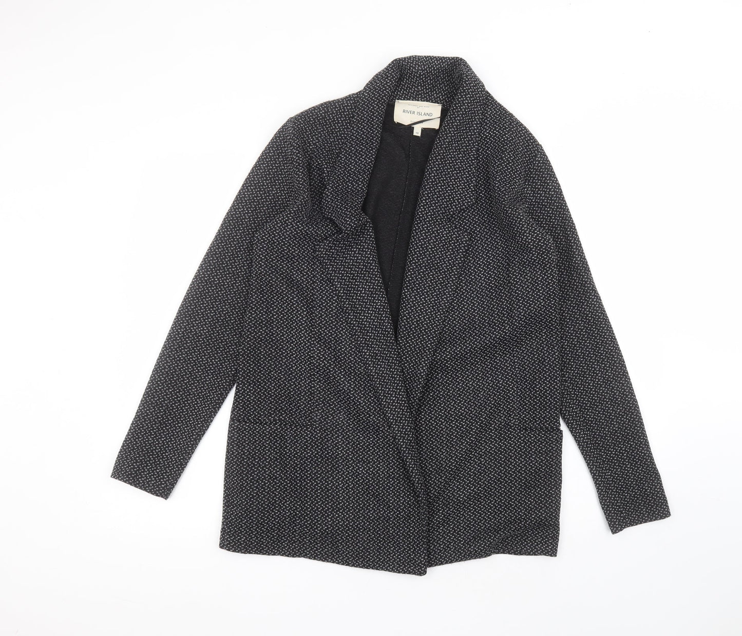 River Island Womens Black Polka Dot  Jacket  Size 10