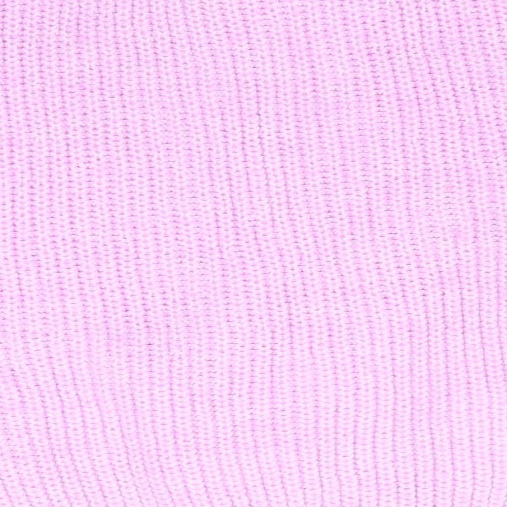 Dorothy Perkins Womens Pink Round Neck  Polyester Pullover Jumper Size 10   - Open Knit Sections Soft Texture
