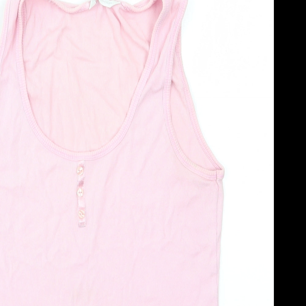 Sleepwear Womens Pink Solid   Pyjama Top    - Pale pink