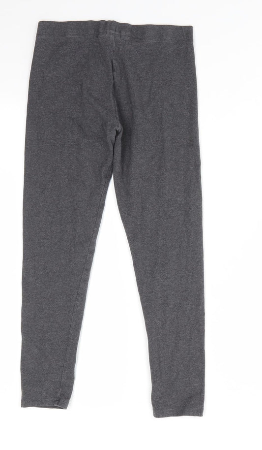 NEXT Girls Grey  Cotton Jogger Trousers Size 11 Years  Regular  - Leggins