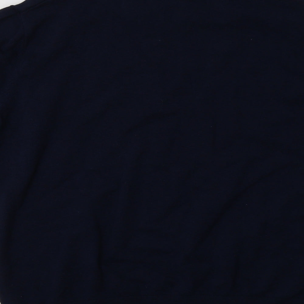 NEXT Mens Blue Crew Neck  Cotton Pullover Jumper Size L