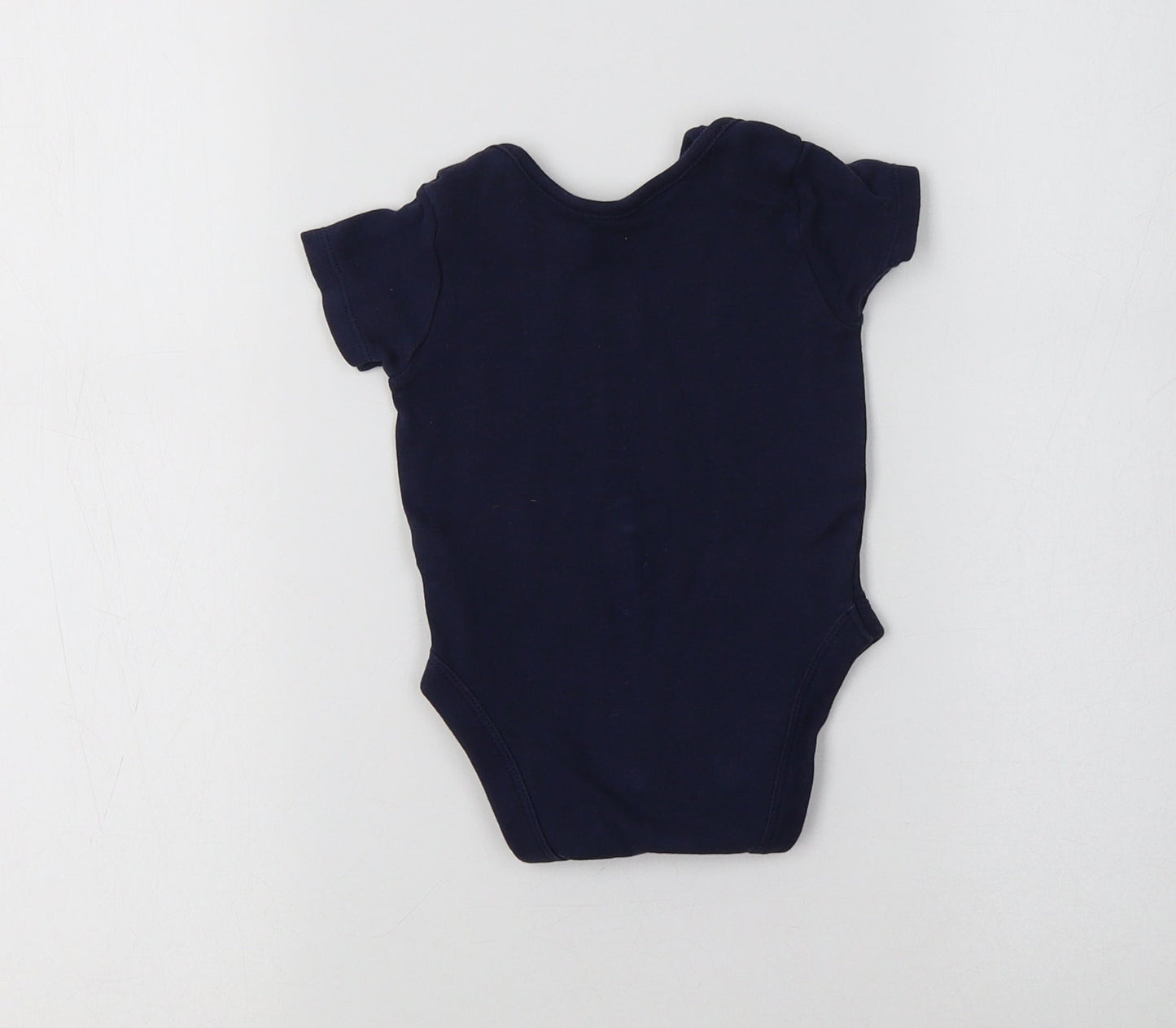 George Baby Blue  Cotton Romper One-Piece Size 6-9 Months