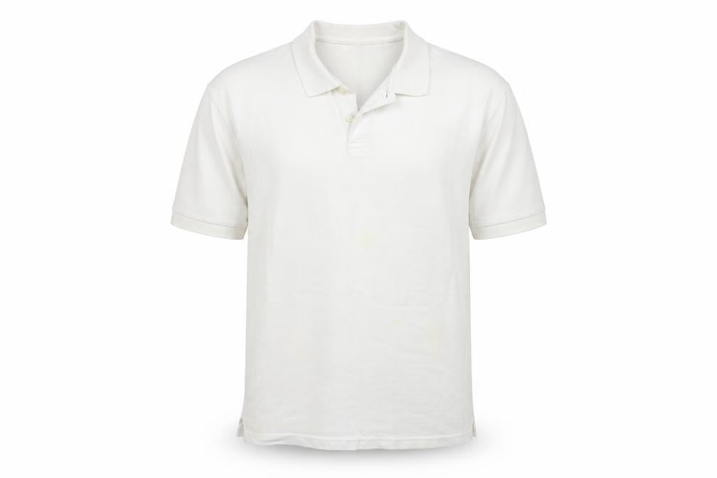 Preworn Mens White  Cotton  Polo Size XL Collared