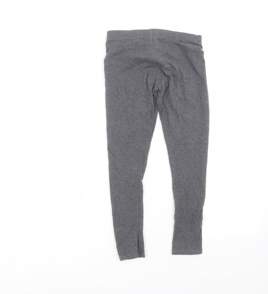 NEXT Girls Grey  Cotton Jegging Trousers Size 11 Years  Regular