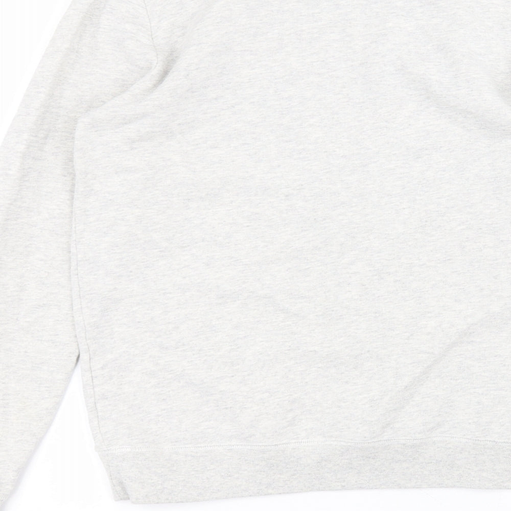 Irreverence Mens Grey Round Neck  Cotton Pullover Jumper Size S