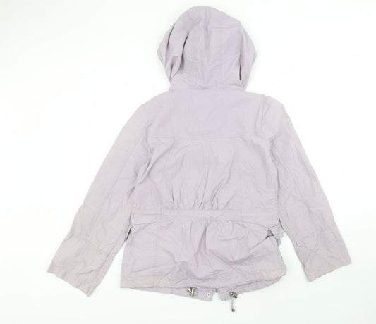 New Look Womens Purple   Parka Coat Size 12