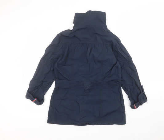Marks and Spencer Womens Blue   Pea Coat Coat Size 10