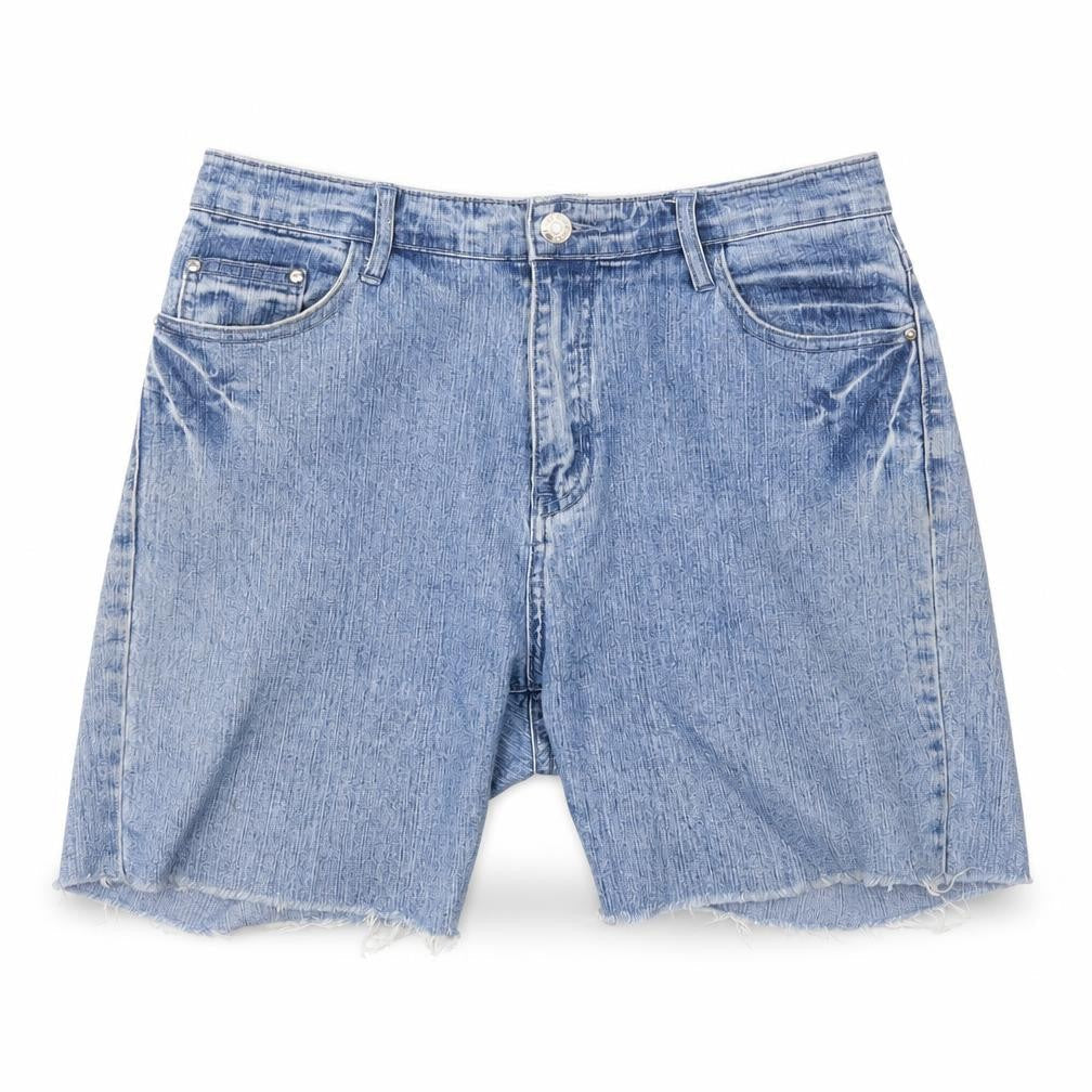 Blue Fashion Womens Blue  Cotton Chino Shorts Size 44 L6 in Regular