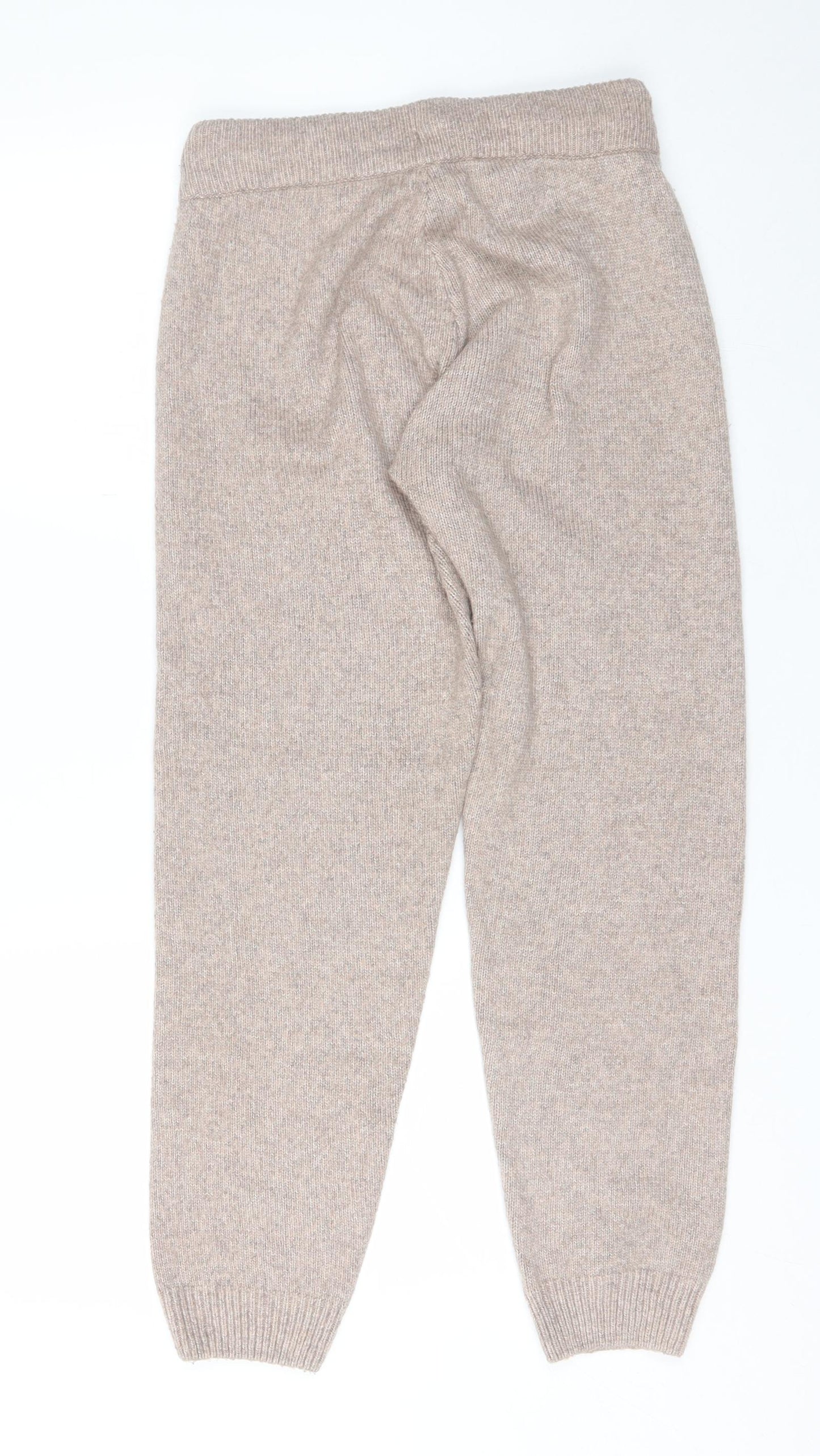 New Look Womens Pink  Acrylic Sweatpants Trousers Size M L28 in Regular