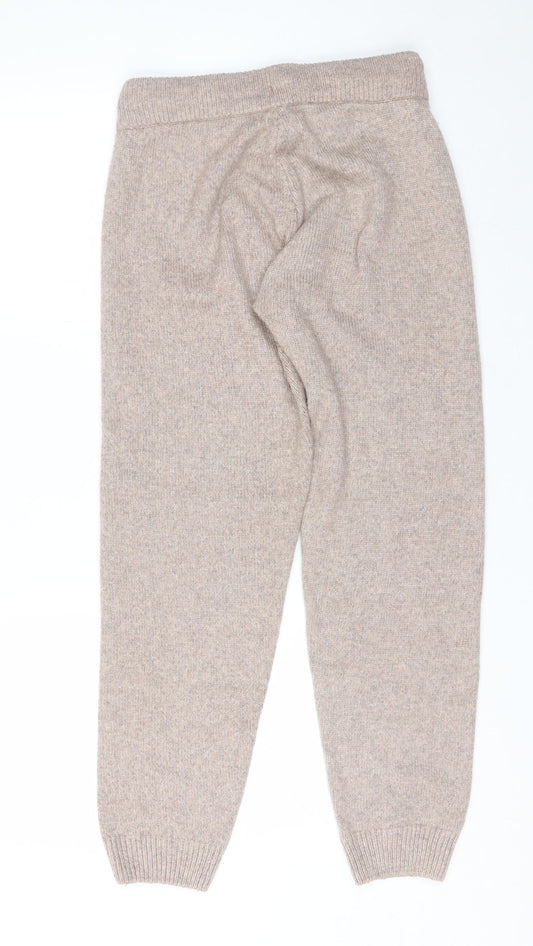 New Look Womens Pink  Acrylic Sweatpants Trousers Size M L28 in Regular