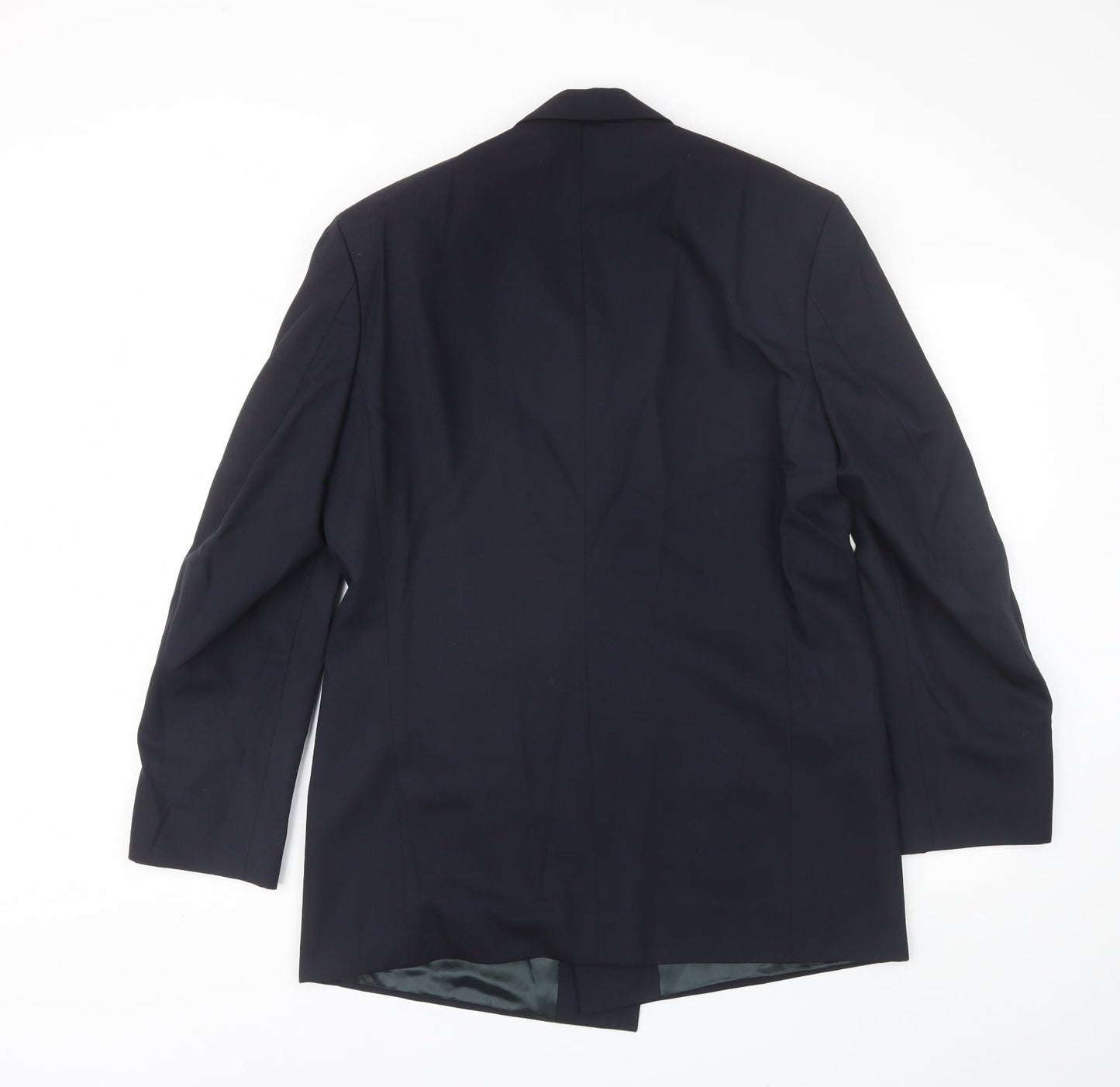 Marks and Spencer Mens Blue  Wool Jacket Blazer Size M