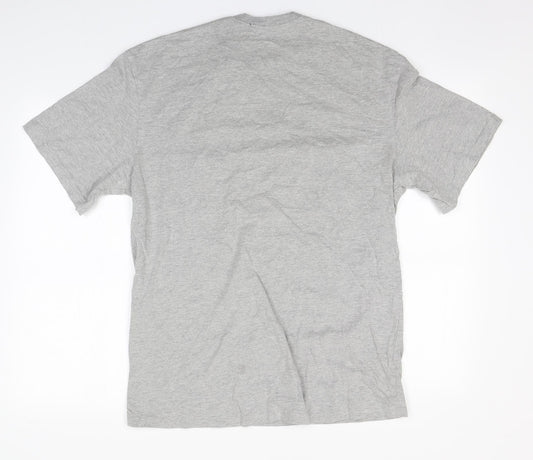 Preworn Mens Grey    T-Shirt  Round Neck