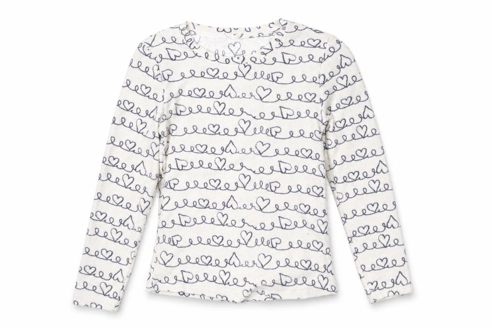 George Girls White  Polyester  Pyjama Top Size 8-9 Years