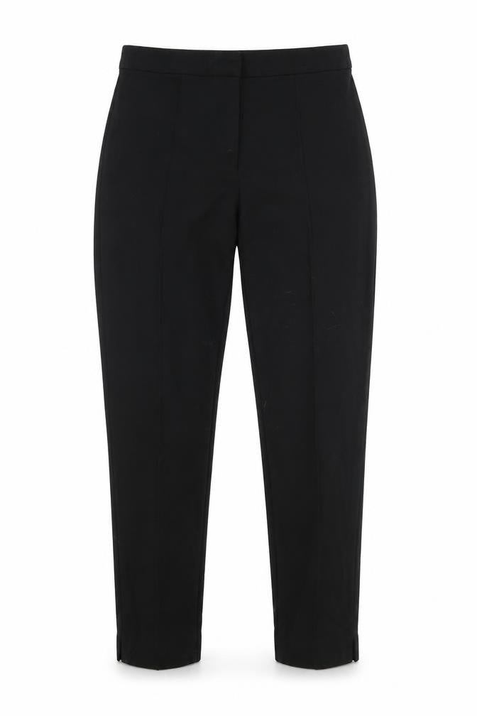 M&S Womens Black  Viscose Trousers  Size 8 L26 in Regular