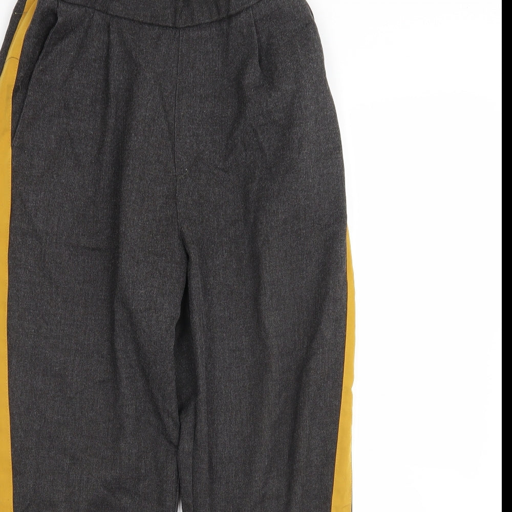 Pull&Bear Womens Multicoloured  Polyester Cropped Trousers Size M L25 in Regular