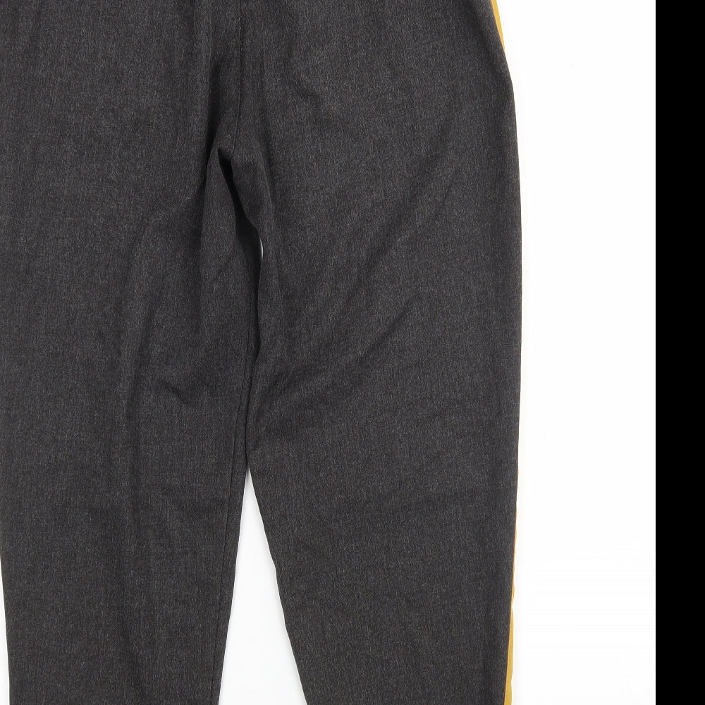 Pull&Bear Womens Multicoloured  Polyester Cropped Trousers Size M L25 in Regular