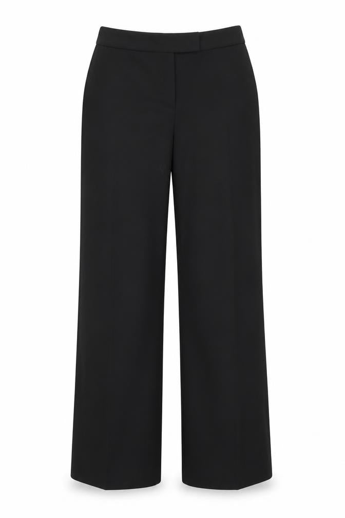 M&S Womens Black  Polyester Trousers  Size 10 L31 in Regular