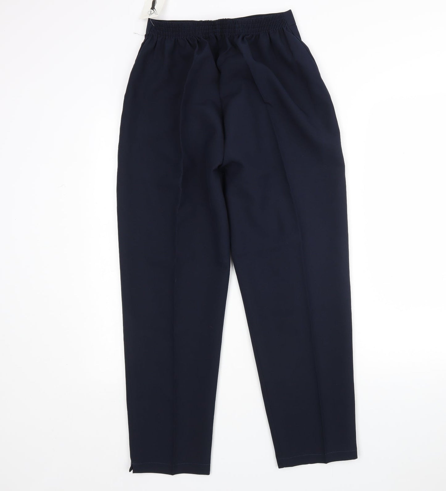 Preworn Womens Blue  Polyester Trousers  Size 14 L27 in Regular