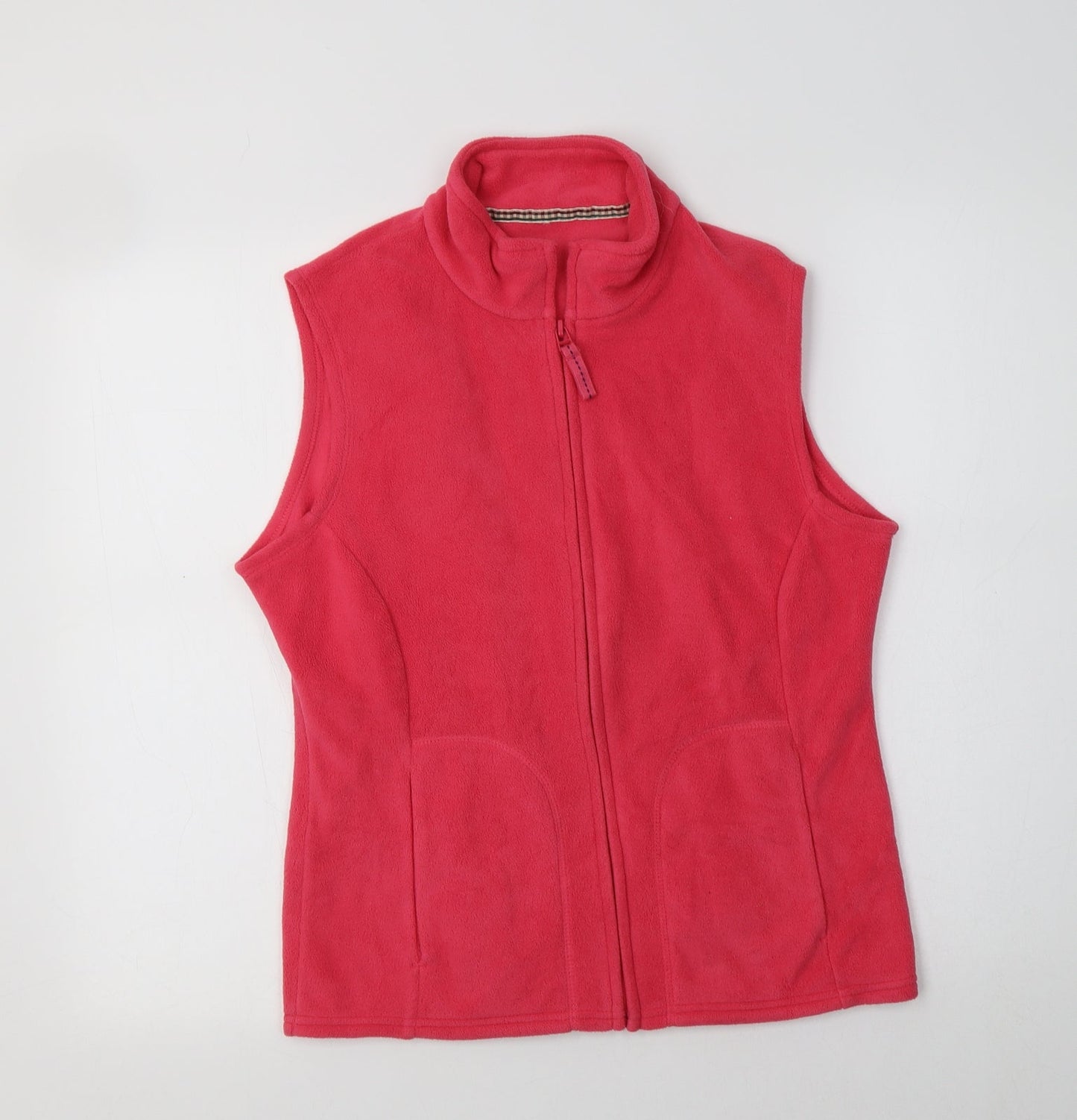 M&S Womens Pink   Gilet Waistcoat Size 10