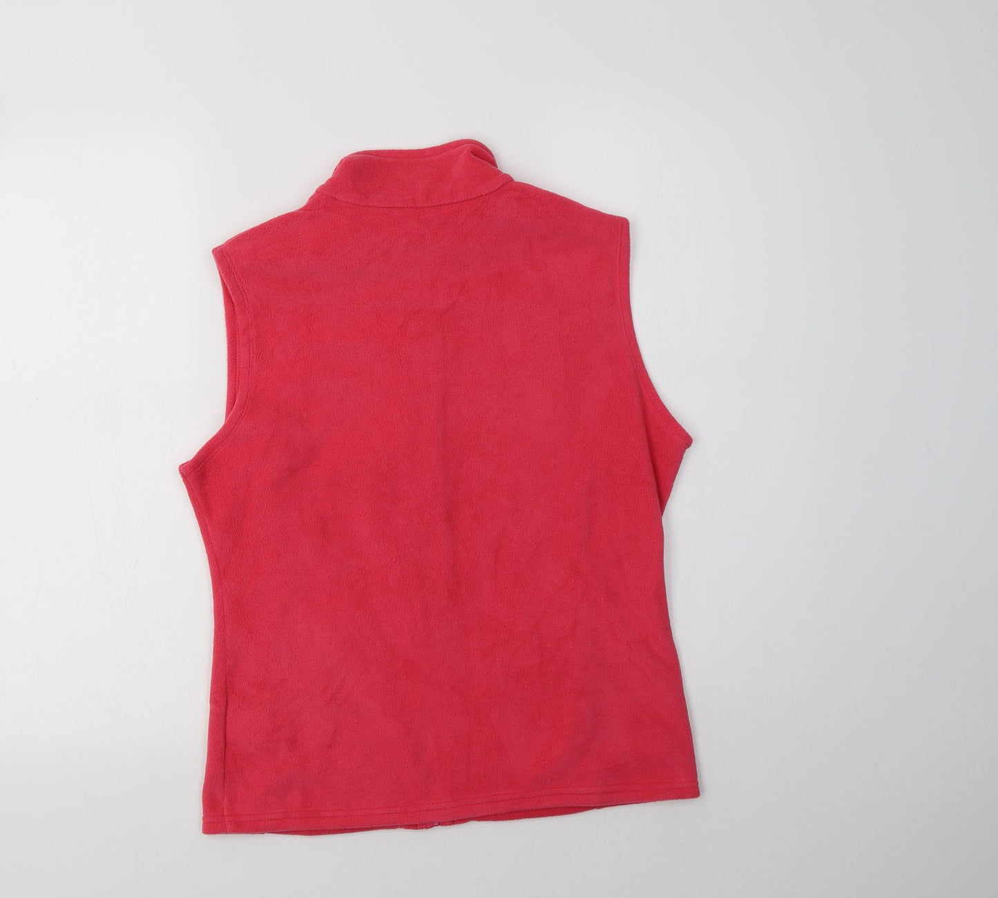 M&S Womens Pink   Gilet Waistcoat Size 10