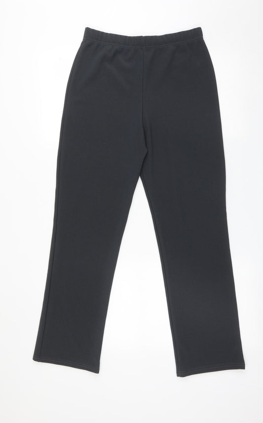 Preworn Womens Grey  Polyester Trousers  Size XL L28 in Regular