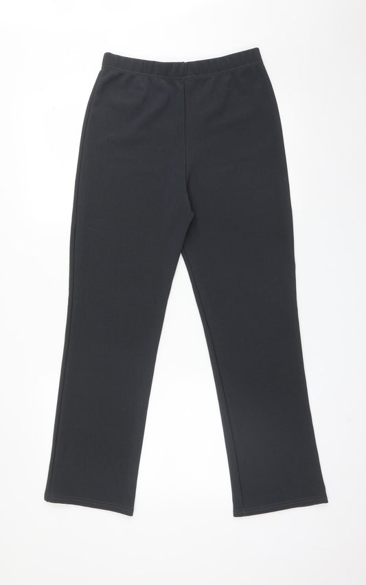 Preworn Womens Grey  Polyester Trousers  Size XL L28 in Regular