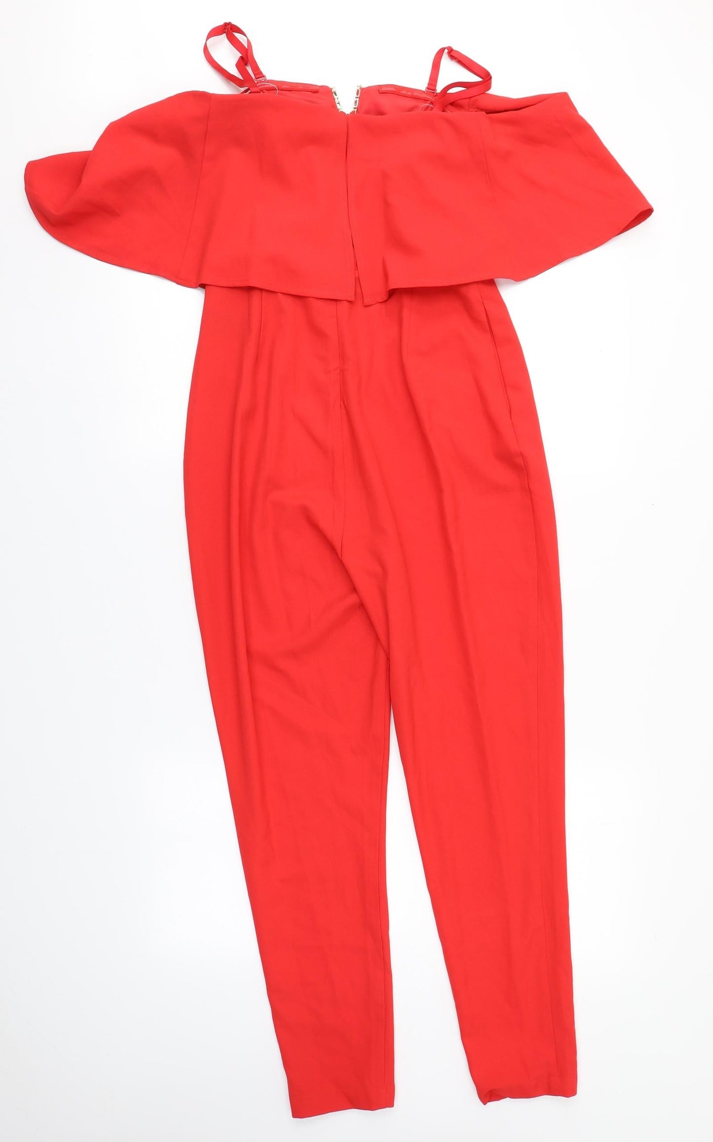 Very Womens Red  Polyester Jumpsuit Outfit/Set Size 8 L25 in