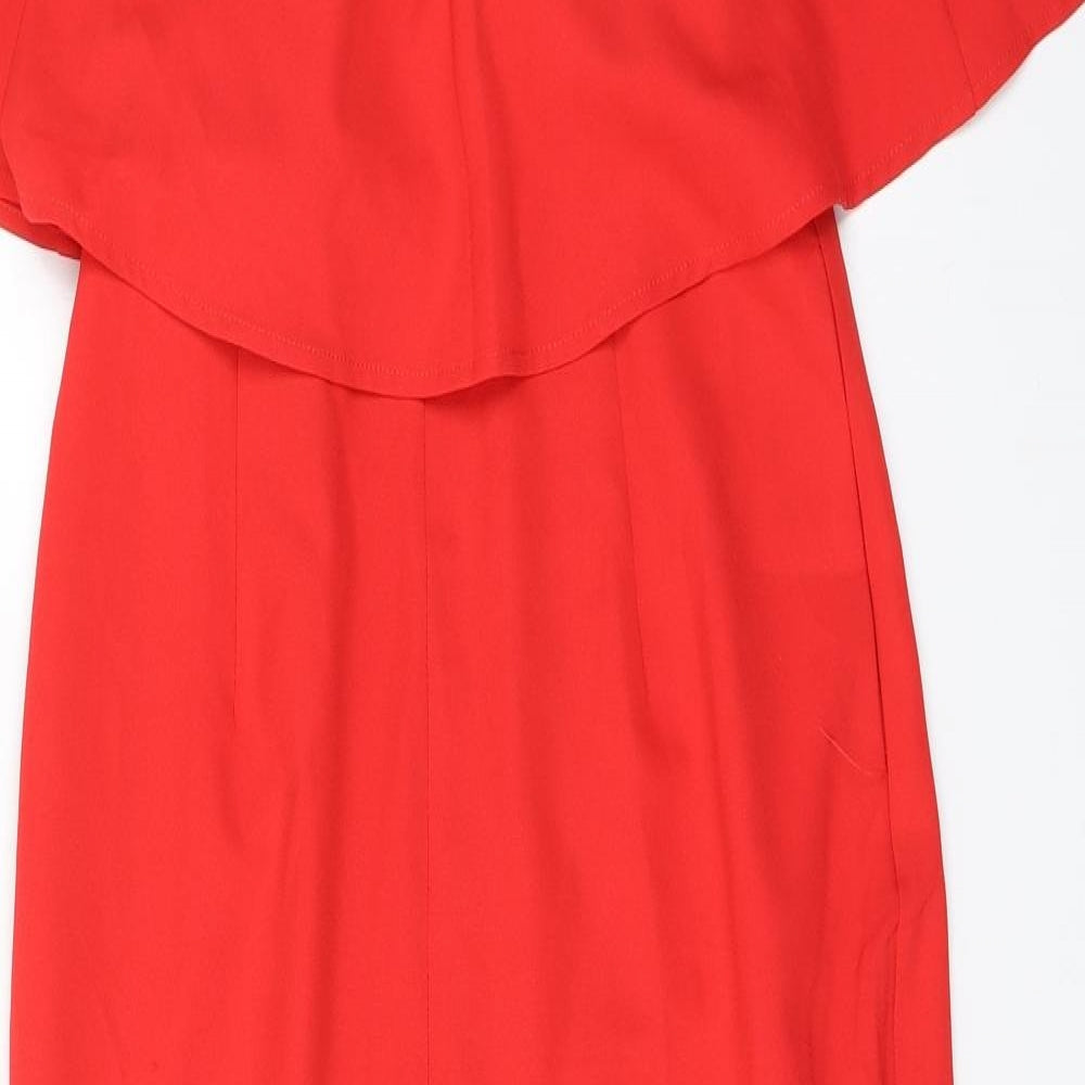 Very Womens Red  Polyester Jumpsuit Outfit/Set Size 8 L25 in