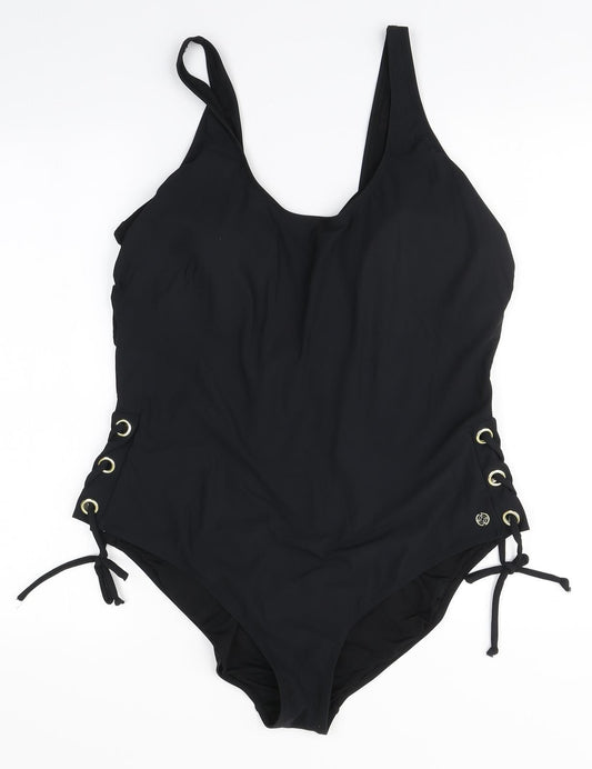 Preworn Womens Black   Leotard One-Piece