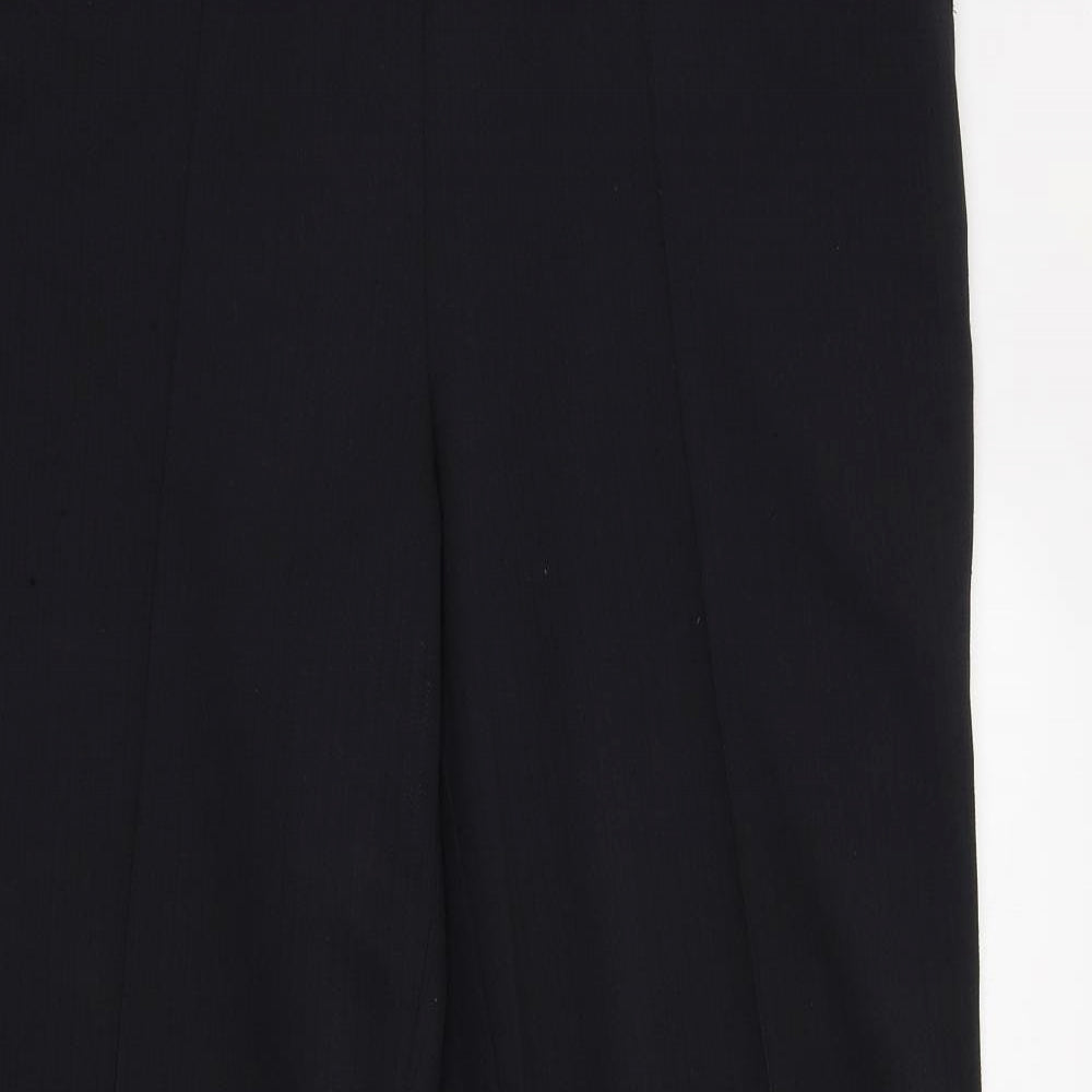 BM Collection Womens Black  Polyester Dress Pants Trousers Size 16 L28 in Regular