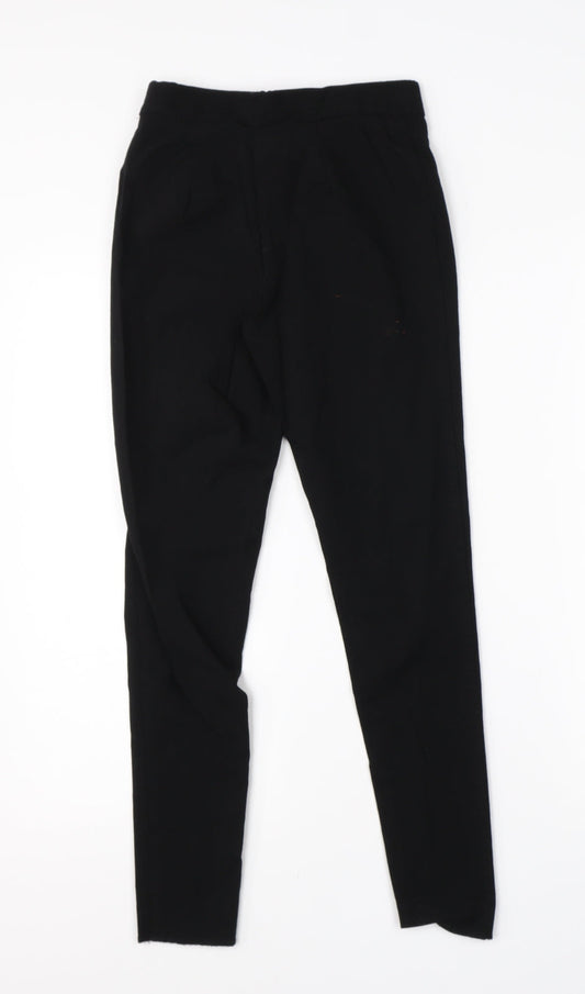 Dorothy Perkins Womens Black  Polyester Dress Pants Trousers Size 8 L24 in Regular