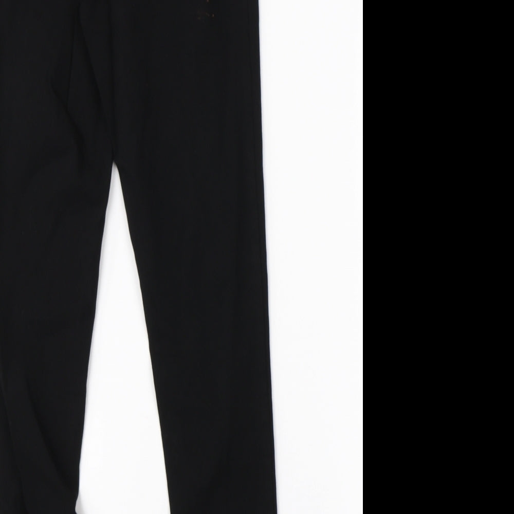 Dorothy Perkins Womens Black  Polyester Dress Pants Trousers Size 8 L24 in Regular