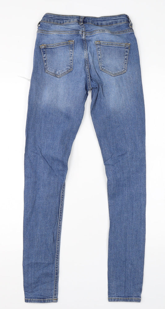 Denim Co Womens Blue  Cotton Skinny Jeans Size 4 L27 in Regular