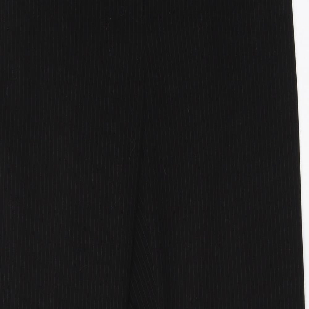 BHS Womens Black  Polyester Dress Pants Trousers Size 34 in L28 in Regular