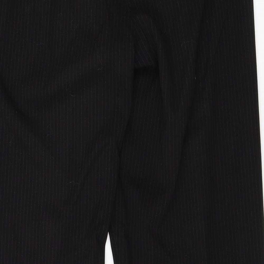 BHS Womens Black  Polyester Dress Pants Trousers Size 34 in L28 in Regular