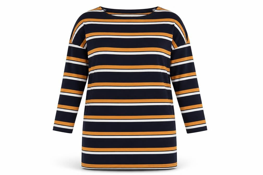 F&F Womens Multicoloured Striped Polyester Jumper Dress  Size 12  Round Neck